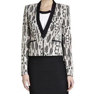 BCBGMAXAZRIA Guy Python Print Tuxedo Blazer!!